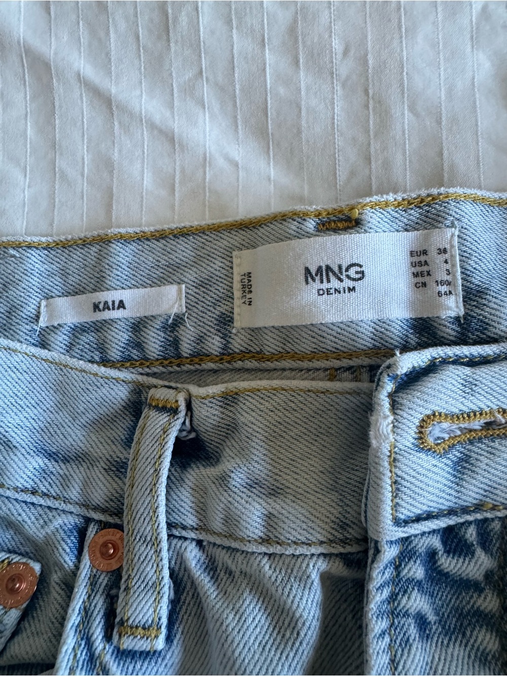 Mango Kaia Light Blue Denim Jeans